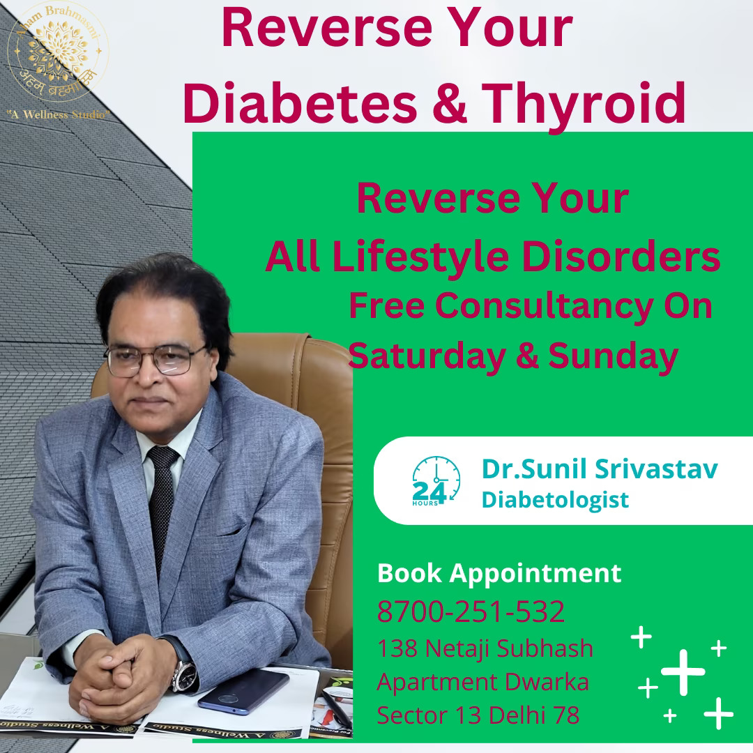 Reverse your all lifestule disorders free consultancy on Saturday & Sunday