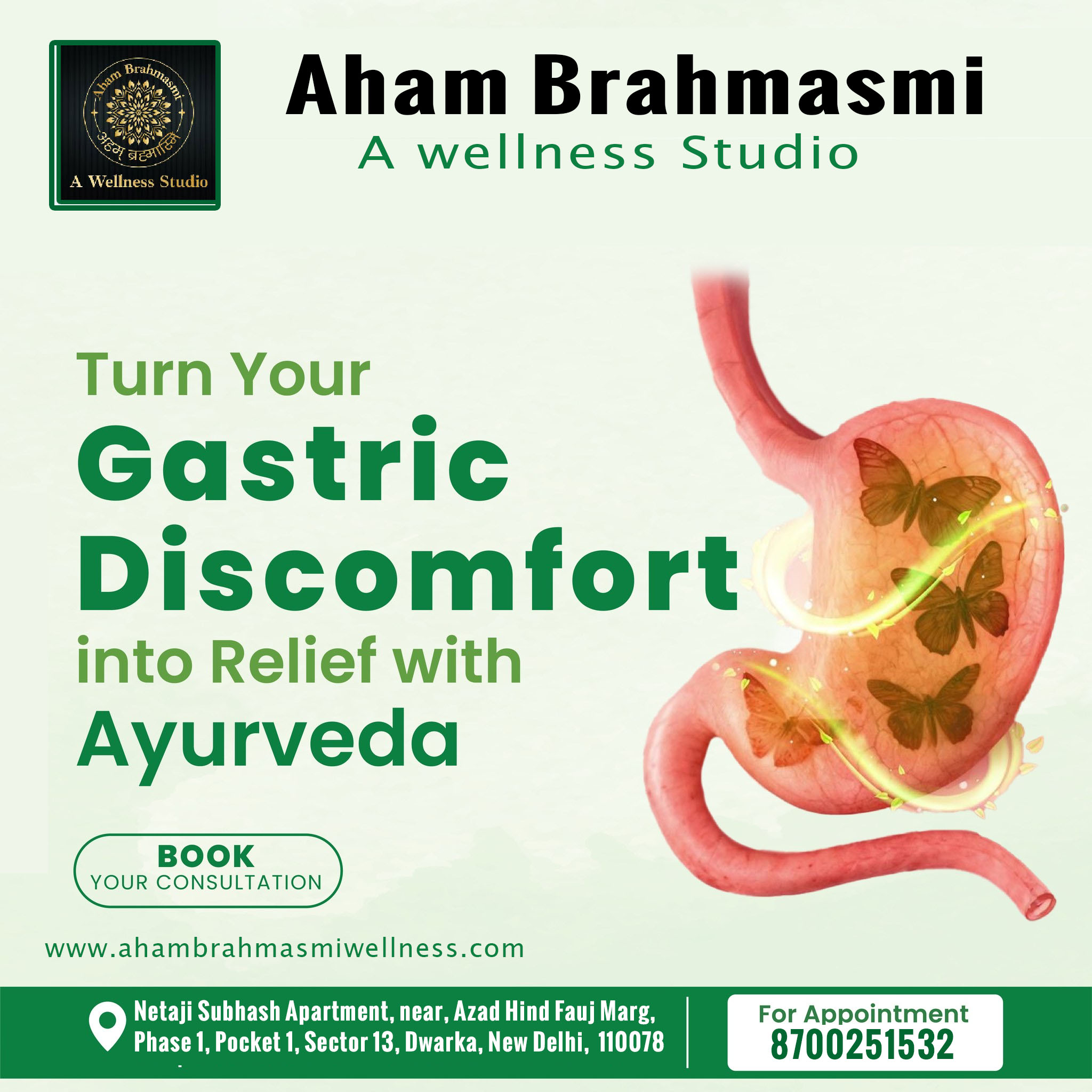 Turn Your Gastric DIscomfort into relief with Ayurveda.